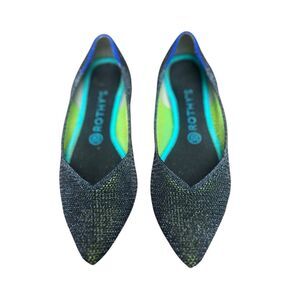 Rothy's Metallic Lattice Stitch Points (Black Friday Limited Edition) Size:9